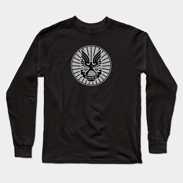 HALO UNSC Emblem Long Sleeve T-Shirt by Vault Emporium